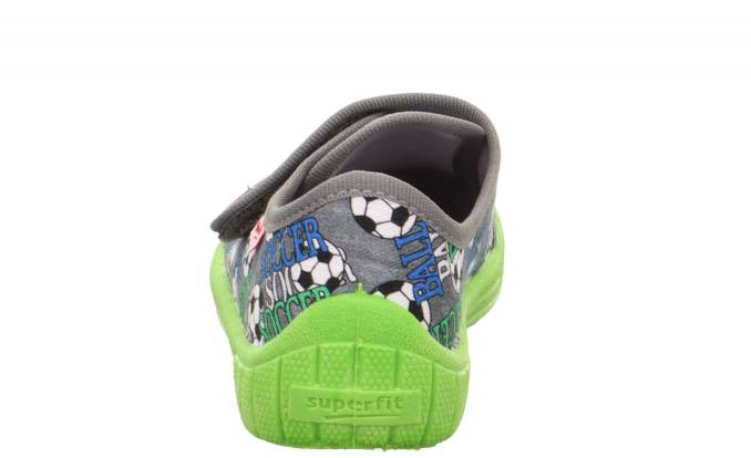 Superfit Grey/Multicoloured Babies BILL - Slipper with Velcro Fastener Z6Z897