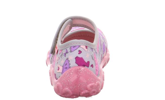 Superfit Grey/Multicoloured Babies BONNY - Slipper with Velcro Fastener Z6Z8105