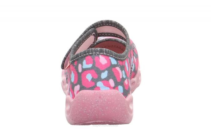 Superfit Grey/Multicoloured Babies BUBBLE - Slipper with Velcro Fastener Z6Z810