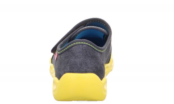 Superfit Grey/Multicoloured Babies BUBBLE - Slipper with Velcro Fastener Z6Z8130