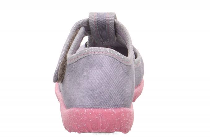 Superfit Grey/Multicoloured Babies SPOTTY - Slipper with Velcro Fastener Z6Z8112