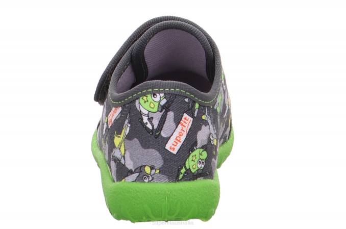 Superfit Grey/Multicoloured Babies SPOTTY - Slipper with Velcro Fastener Z6Z884