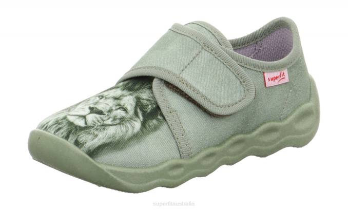 Superfit Light Green Babies BUBBLE - Slipper with Velcro Fastener Z6Z834