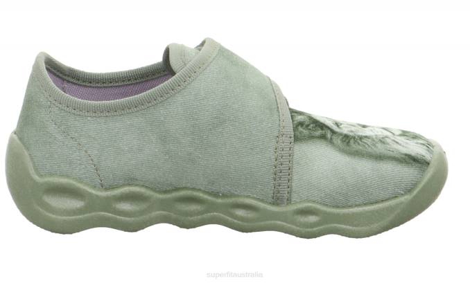 Superfit Light Green Babies BUBBLE - Slipper with Velcro Fastener Z6Z834