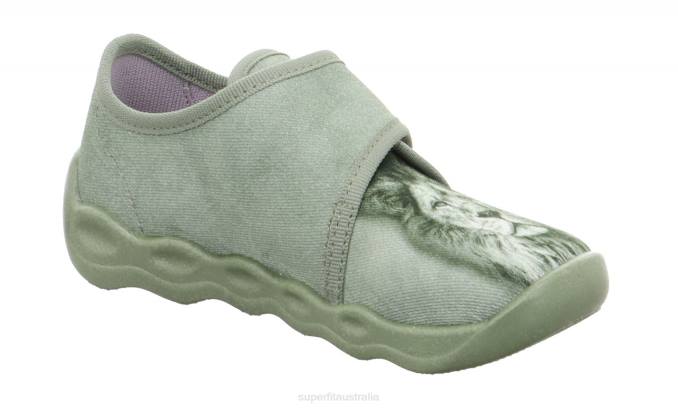 Superfit Light Green Babies BUBBLE - Slipper with Velcro Fastener Z6Z834