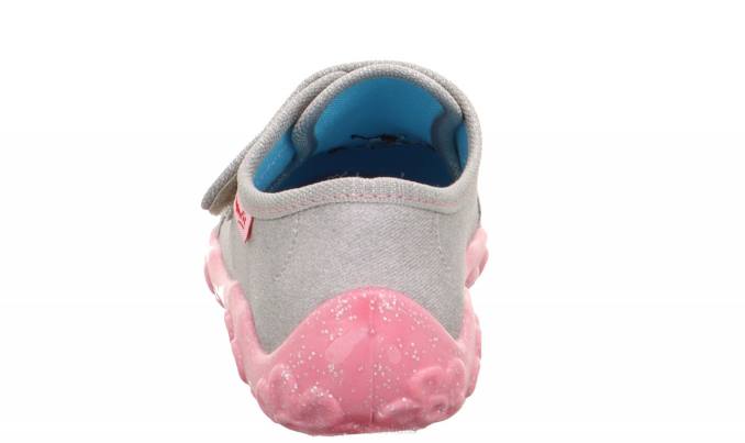 Superfit Light Grey Babies BONNY - Slipper with Velcro Fastener Z6Z885