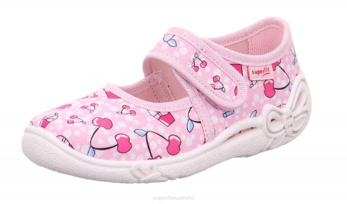 Superfit Pink Babies BELINDA - Slipper with Velcro Fastener Z6Z867