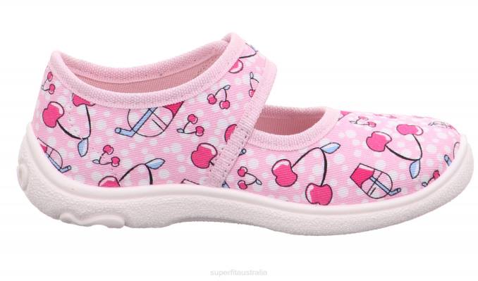 Superfit Pink Babies BELINDA - Slipper with Velcro Fastener Z6Z867