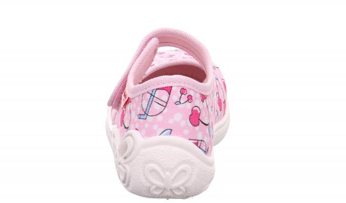 Superfit Pink Babies BELINDA - Slipper with Velcro Fastener Z6Z867