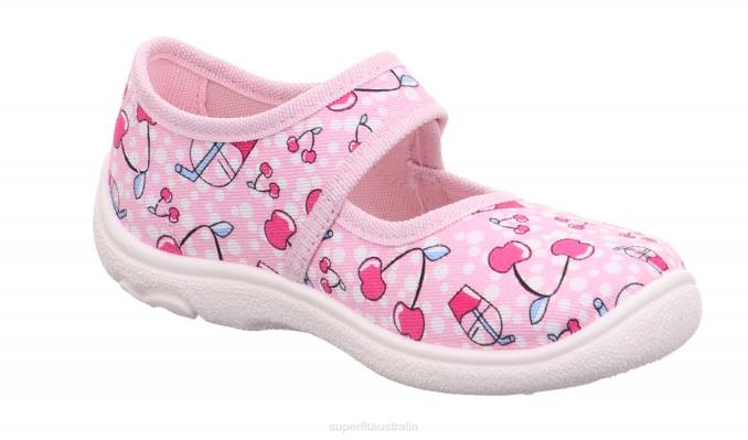 Superfit Pink Babies BELINDA - Slipper with Velcro Fastener Z6Z867