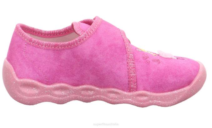 Superfit Pink Babies BUBBLE - Slipper with Velcro Fastener Z6Z8102