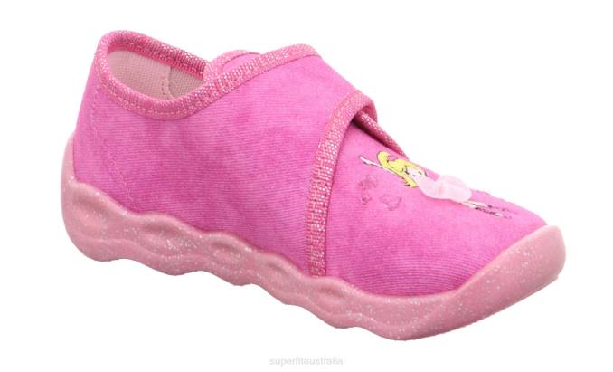 Superfit Pink Babies BUBBLE - Slipper with Velcro Fastener Z6Z8102