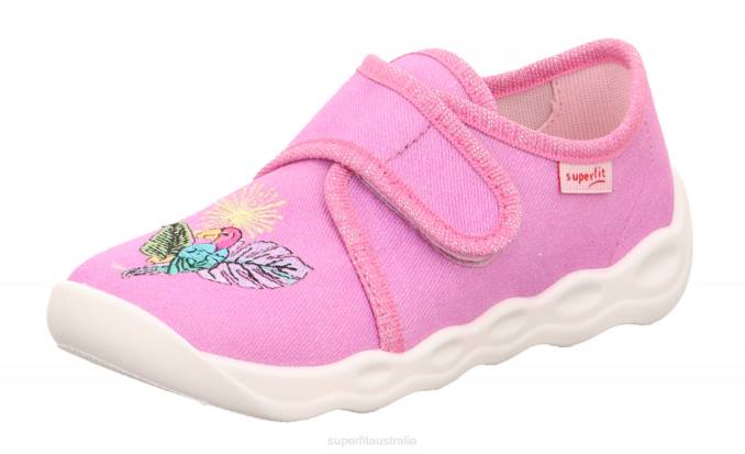 Superfit Pink Babies BUBBLE - Slipper with Velcro Fastener Z6Z856