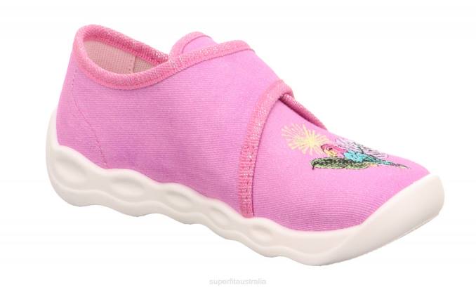 Superfit Pink Babies BUBBLE - Slipper with Velcro Fastener Z6Z856