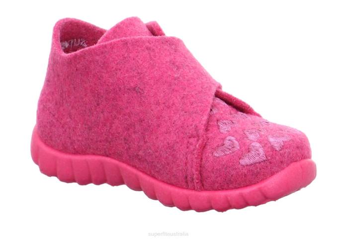 Superfit Pink Babies HAPPY - Slipper with Velcro Fastener Z6Z8140