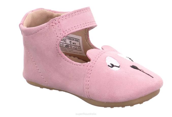 Superfit Pink Babies PAPAGENO - Slipper with Velcro Fastener Z6Z8503