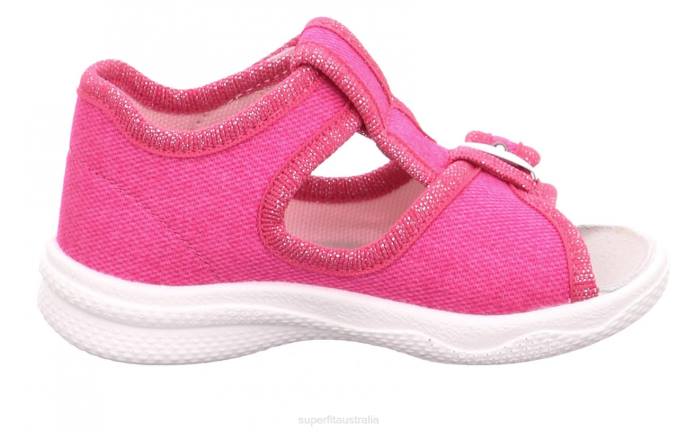 Superfit Pink Babies POLLY - Slipper with Velcro Fastener Z6Z8163