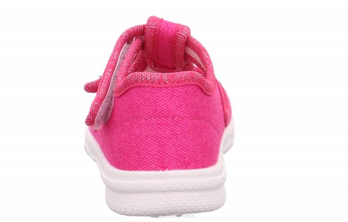 Superfit Pink Babies POLLY - Slipper with Velcro Fastener Z6Z8163