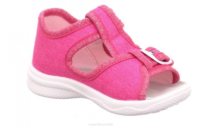 Superfit Pink Babies POLLY - Slipper with Velcro Fastener Z6Z8163