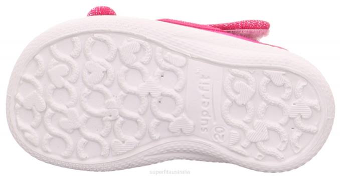 Superfit Pink Babies POLLY - Slipper with Velcro Fastener Z6Z8163