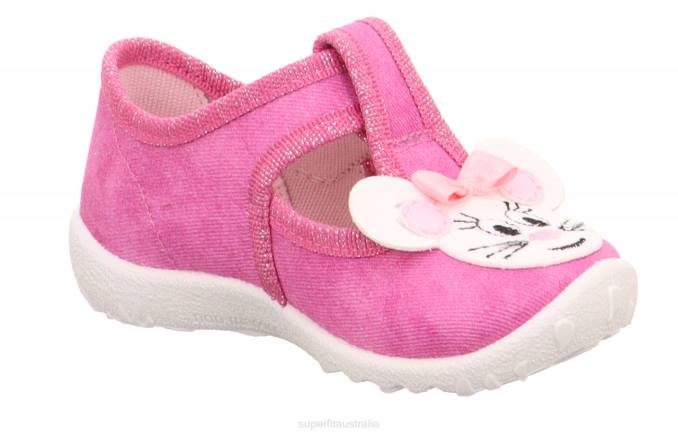 Superfit Pink Babies SPOTTY - Slipper with Velcro Fastener Z6Z883