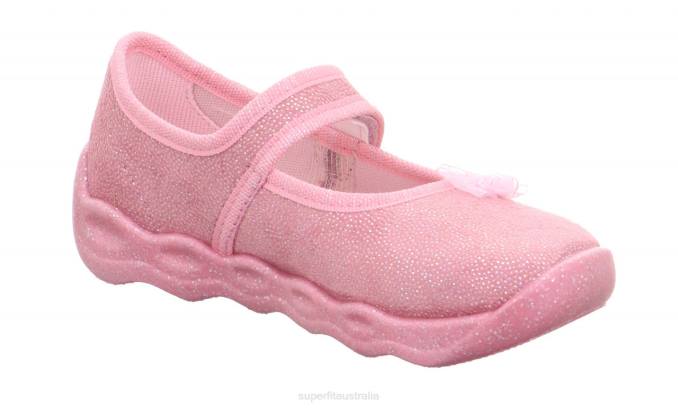 Superfit Pink/Multi Coloure Babies BUBBLE - Slipper with Velcro Fastener Z6Z8115