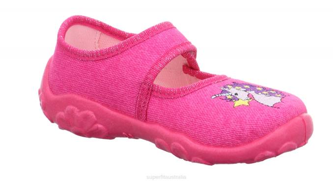 Superfit Pink/Purple Babies BONNY - Slipper with Velcro Fastener Z6Z819