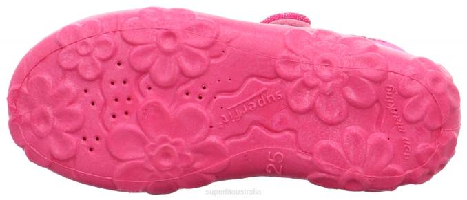 Superfit Pink/Purple Babies BONNY - Slipper with Velcro Fastener Z6Z819