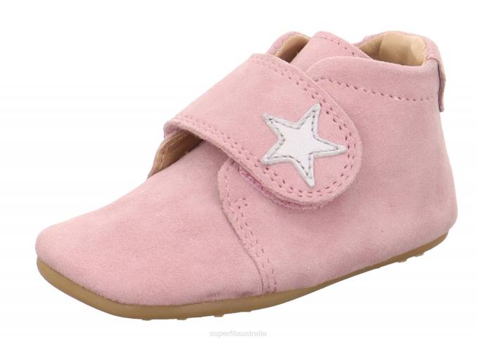 Superfit Pink/Silver Babies PAPAGENO - Slipper with Velcro Fastener Z6Z8502