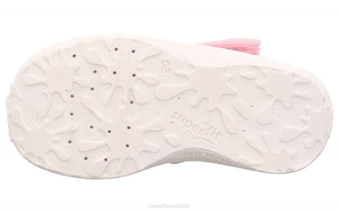 Superfit Pink/Silver Babies SPOTTY - Slipper with Velcro Fastener Z6Z858