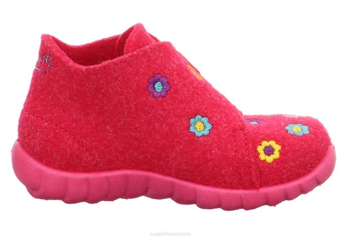 Superfit Red Babies HAPPY - Slipper with Velcro Fastener Z6Z8152