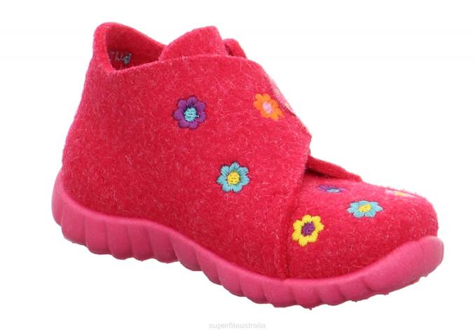 Superfit Red Babies HAPPY - Slipper with Velcro Fastener Z6Z8152