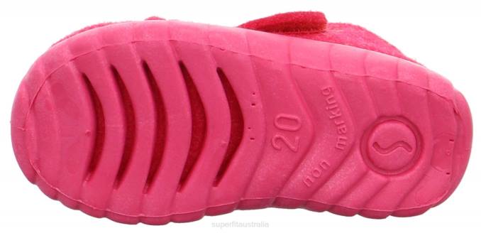 Superfit Red Babies HAPPY - Slipper with Velcro Fastener Z6Z8152