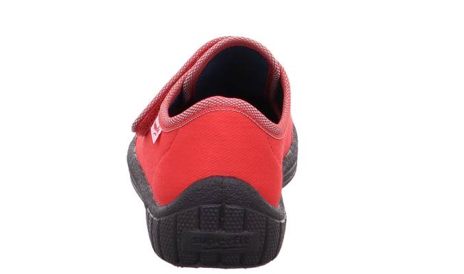 Superfit Red/Grey Babies BILL - Slipper with Velcro Fastener Z6Z842