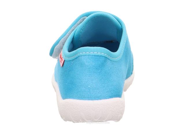 Superfit Turquoise Babies SPOTTY - Slipper with Velcro Fastener Z6Z825