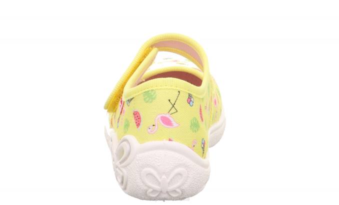 Superfit Yellow/Multicoloured Babies BELINDA - Slipper with Velcro Fastener Z6Z892