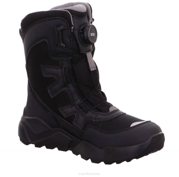 Superfit Black/Grey Kids & Teens ROCKET - Boot with BOA Fit System Z6Z8936