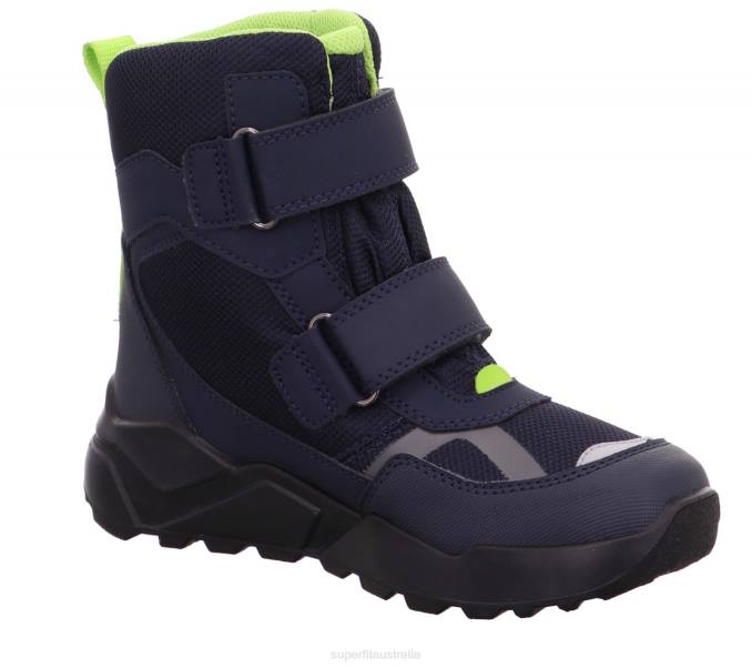 Superfit Blue/Green Kids & Teens ROCKET - Boot with Velcro Fastener Z6Z8939