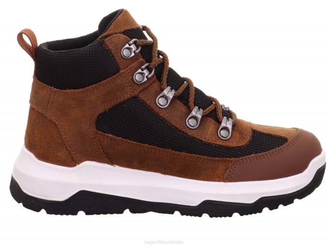 Superfit Brown/Black Kids & Teens SPACE - Boot with Lacing Z6Z8917