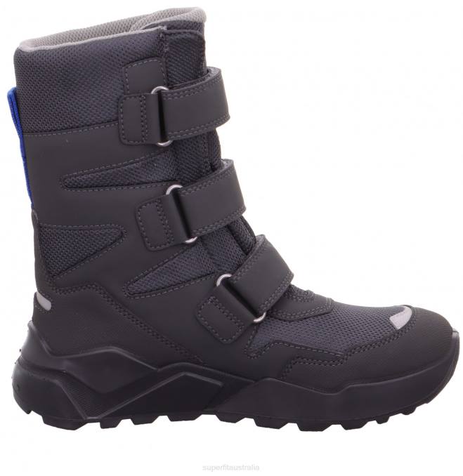 Superfit Grey/Blue Kids & Teens ROCKET - Boot with Velcro Fastener Z6Z8928