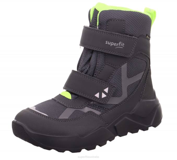 Superfit Grey/Yellow Kids & Teens ROCKET - Boot with Velcro Fastener Z6Z8927