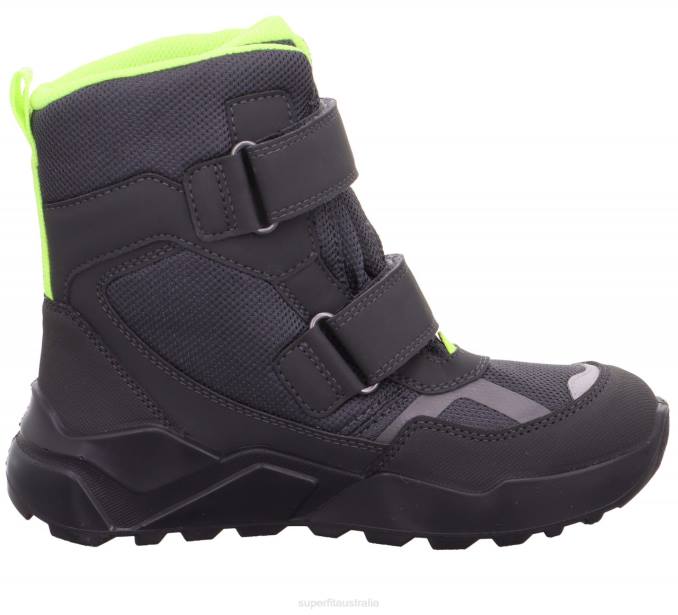 Superfit Grey/Yellow Kids & Teens ROCKET - Boot with Velcro Fastener Z6Z8927