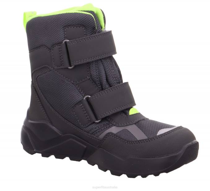 Superfit Grey/Yellow Kids & Teens ROCKET - Boot with Velcro Fastener Z6Z8927