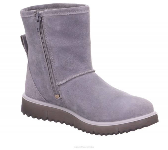 Superfit Light Grey Kids & Teens LORA - Boot with Zip Z6Z8938