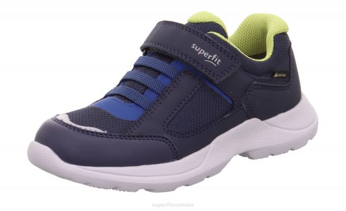 Superfit Blue/Light Green Kids & Teens RUSH - Sneakers low with Velcro Fastener Z6Z8524