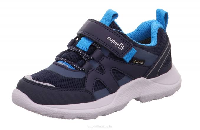 Superfit Blue/Turquoise Kids & Teens RUSH - Sneakers low with Velcro Fastener Z6Z8535