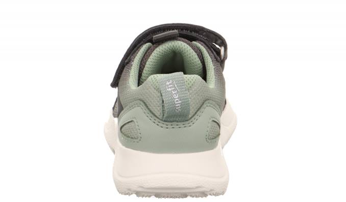 Superfit Grey/Light Green Kids & Teens RUSH - Sneakers low with Velcro Fastener Z6Z8531