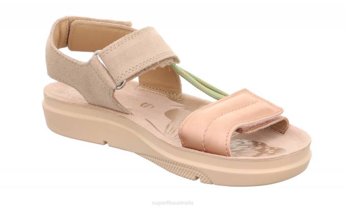 Superfit Beige Kids & Teens PALOMA - Sandal with Velcro Fastener Z6Z8874