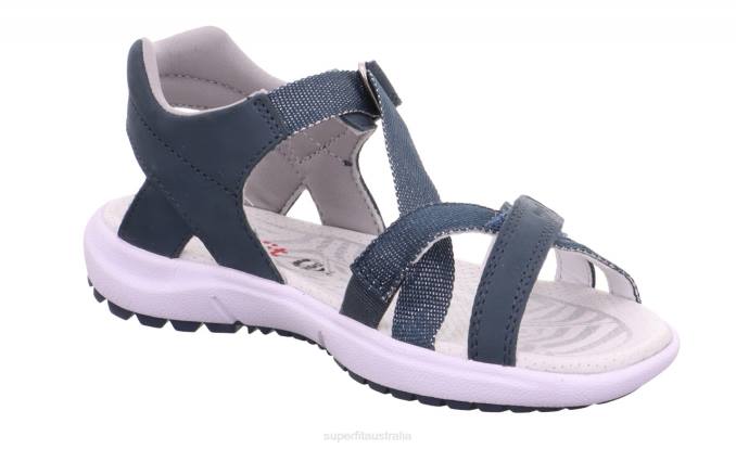 Superfit Blue Kids & Teens RAINBOW - Sandal with Velcro Fastener Z6Z8869