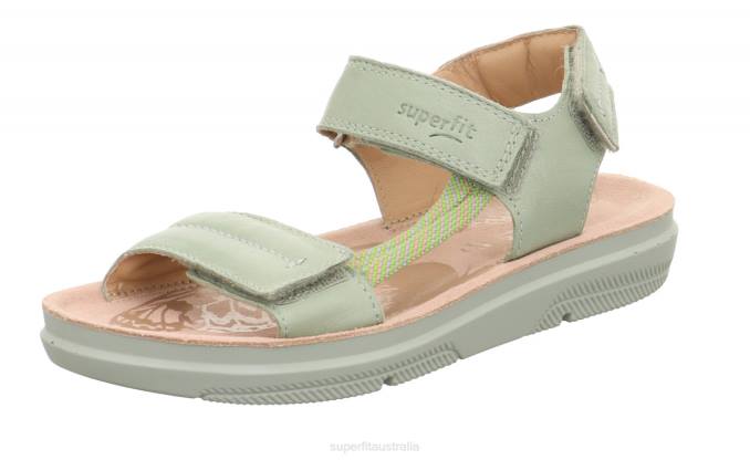 Superfit Light Green Kids & Teens PALOMA - Sandal with Velcro Fastener Z6Z8871